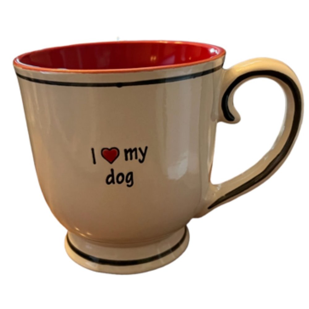 I love my dog coffee cup